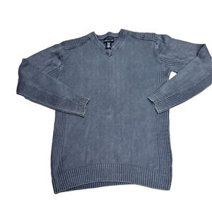 Structure‎ Sweater Men's Medium Gray Long Sleeve V Neck Casual Wear Vest Fashion